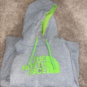 The North Face sweatshirt